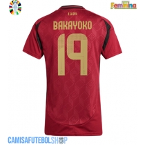 Camisa de time de futebol Bélgica Johan Bakayoko #19 Replicas 1º Equipamento Feminina Europeu 2024 Manga Curta
